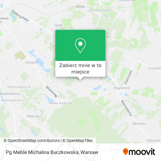 Mapa Pg Meble Michalina Buczkowska