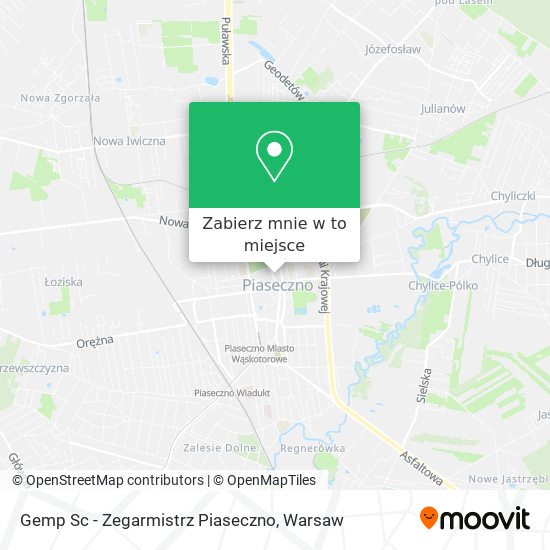 Mapa Gemp Sc - Zegarmistrz Piaseczno