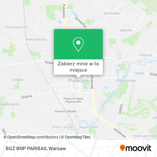 Mapa BGŻ BNP PARIBAS