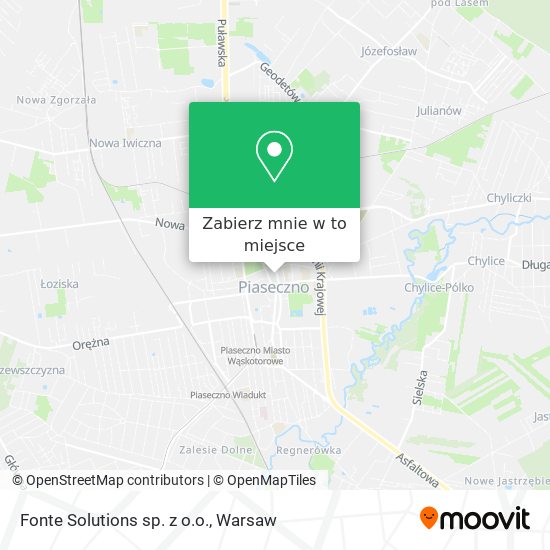 Mapa Fonte Solutions sp. z o.o.