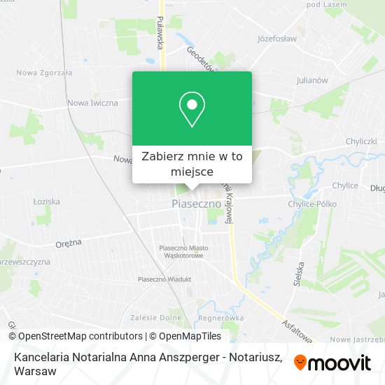 Mapa Kancelaria Notarialna Anna Anszperger - Notariusz