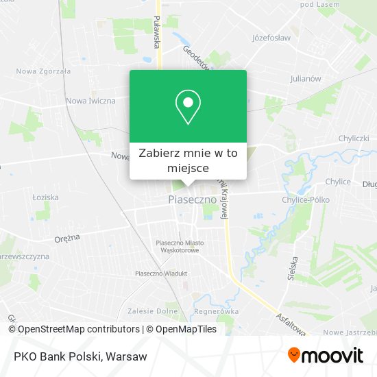 Mapa PKO Bank Polski