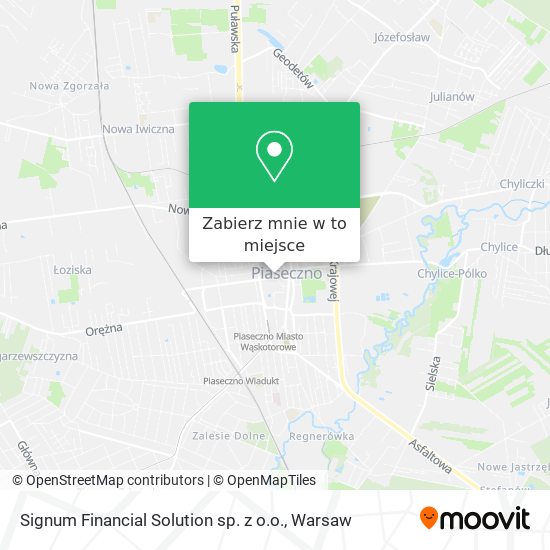 Mapa Signum Financial Solution sp. z o.o.