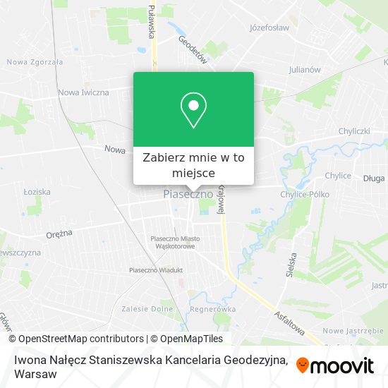 Mapa Iwona Nałęcz Staniszewska Kancelaria Geodezyjna