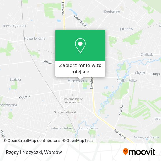 Mapa Rzęsy i Nożyczki