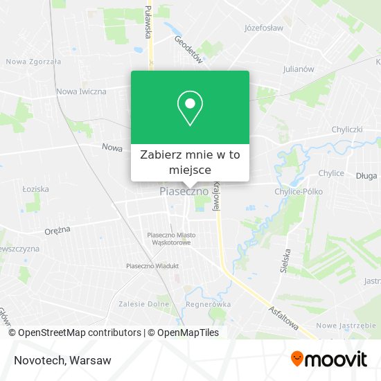 Mapa Novotech