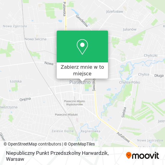 Mapa Niepubliczny Punkt Przedszkolny Harwardzik