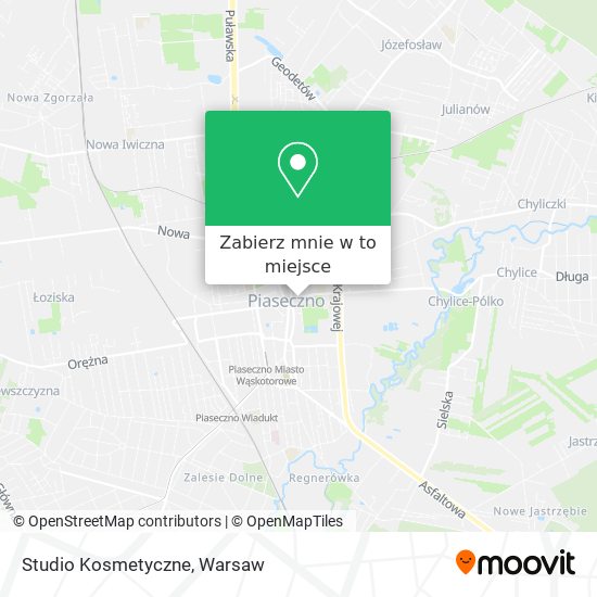 Mapa Studio Kosmetyczne