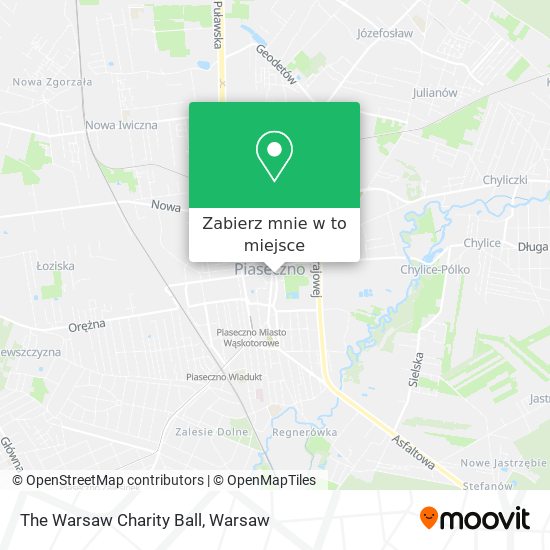 Mapa The Warsaw Charity Ball