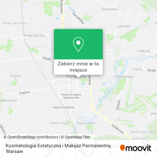 Mapa Kosmetologia Estetyczna i Makijaż Permanentny