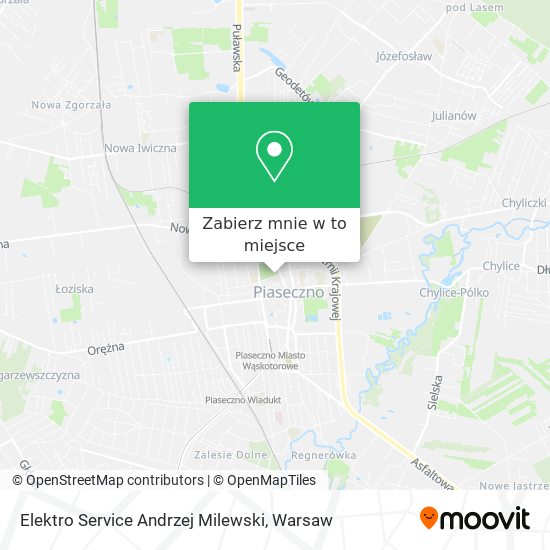 Mapa Elektro Service Andrzej Milewski