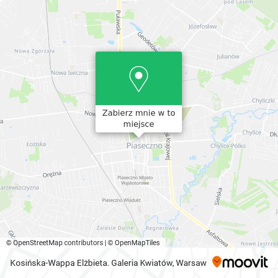 Mapa Kosińska-Wappa Elżbieta. Galeria Kwiatów