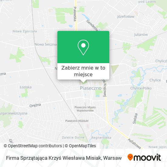 Mapa Firma Sprzątająca Krzyś Wiesława Misiak