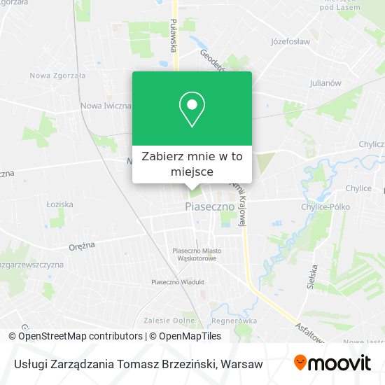 Mapa Usługi Zarządzania Tomasz Brzeziński