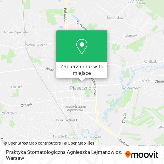 Mapa Praktyka Stomatologiczna Agnieszka Lejmanowicz