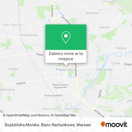 Mapa Bojdzińska Monika. Biuro Rachunkowe