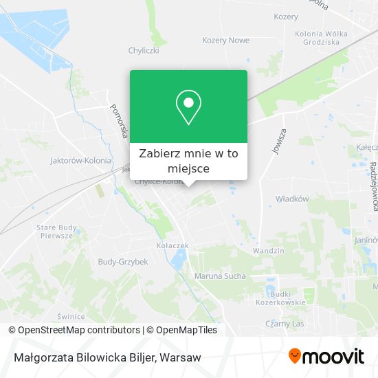 Mapa Małgorzata Bilowicka Biljer