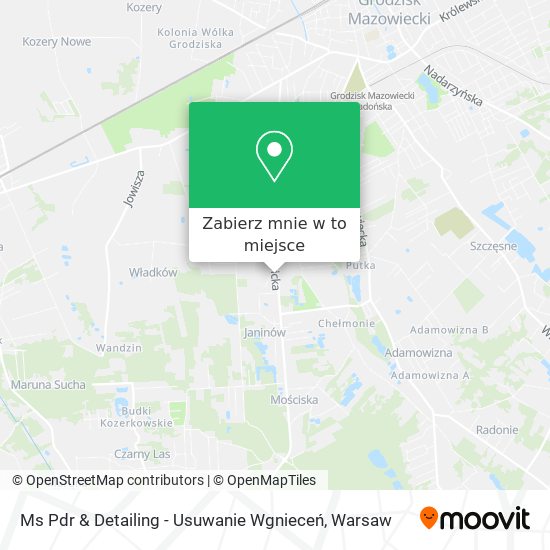 Mapa Ms Pdr & Detailing - Usuwanie Wgnieceń