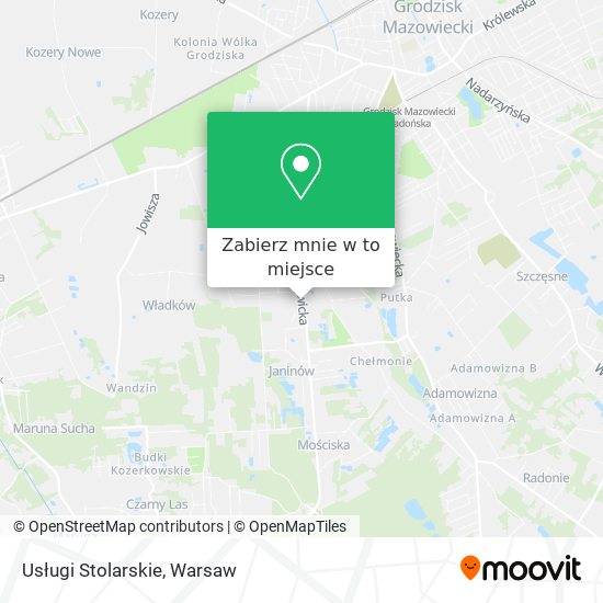 Mapa Usługi Stolarskie