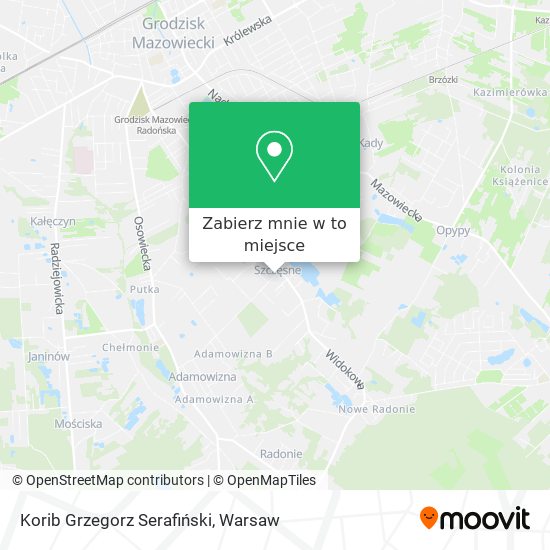 Mapa Korib Grzegorz Serafiński