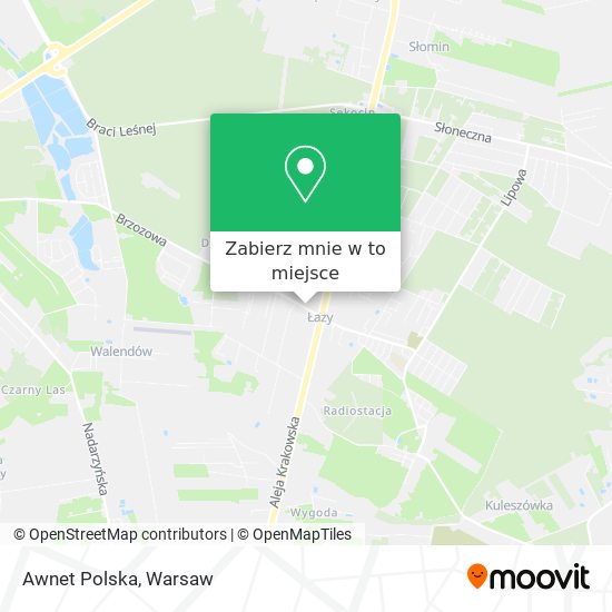 Mapa Awnet Polska