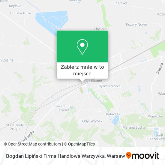 Mapa Bogdan Lipiński Firma Handlowa Warzywka