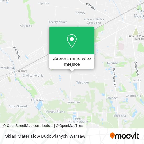 Mapa Skład Materiałów Budowlanych