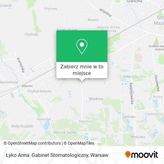 Mapa Łyko Anna. Gabinet Stomatologiczny