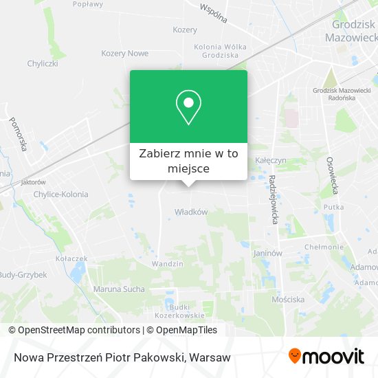 Mapa Nowa Przestrzeń Piotr Pakowski