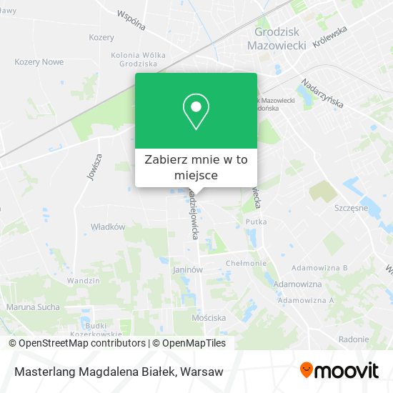 Mapa Masterlang Magdalena Białek