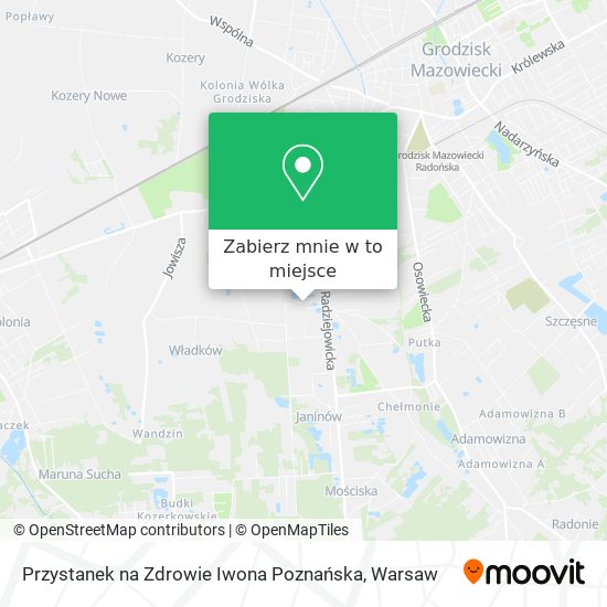 Mapa Przystanek na Zdrowie Iwona Poznańska