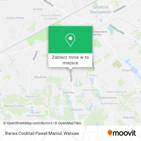 Mapa Barwa Cocktail Paweł Mamul