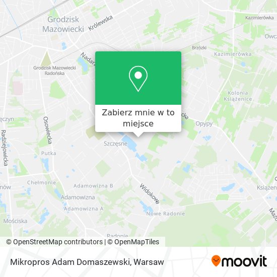 Mapa Mikropros Adam Domaszewski