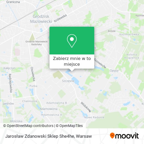 Mapa Jarosław Zdanowski Sklep She4he