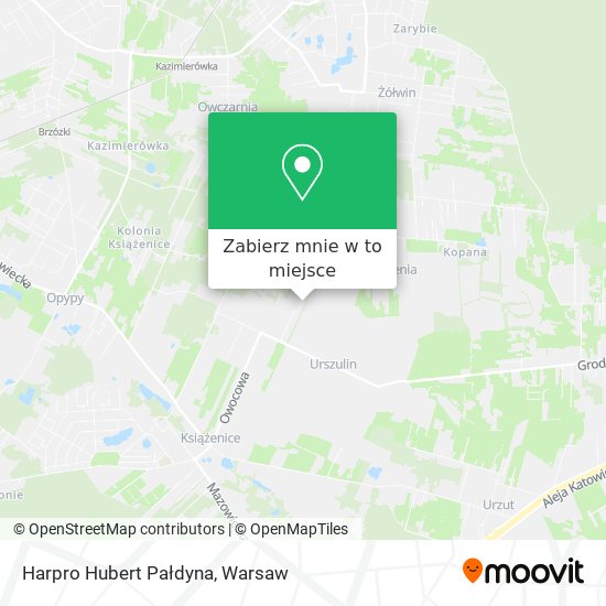 Mapa Harpro Hubert Pałdyna