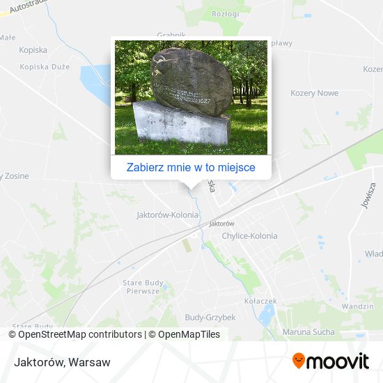 Mapa Jaktorów