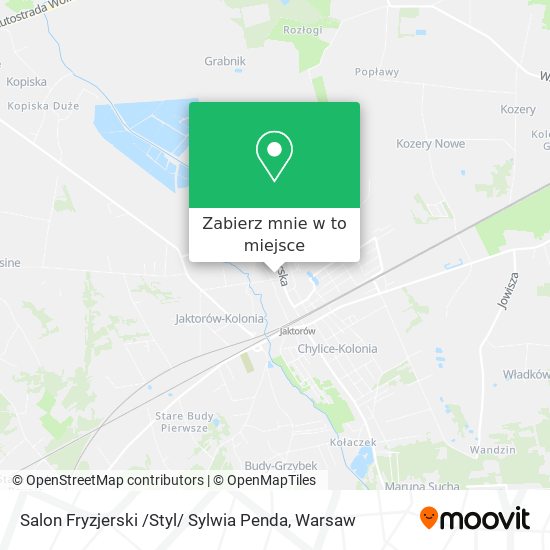 Mapa Salon Fryzjerski /Styl/ Sylwia Penda