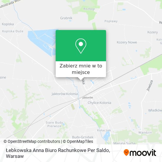 Mapa Łebkowska Anna Biuro Rachunkowe Per Saldo