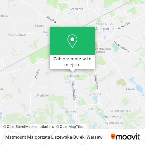 Mapa Matmount Małgorzata Liszewska-Bułek