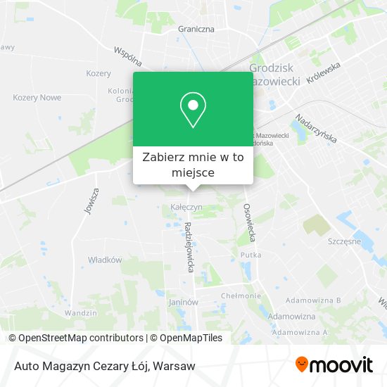 Mapa Auto Magazyn Cezary Łój