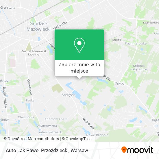 Mapa Auto Lak Paweł Przeździecki