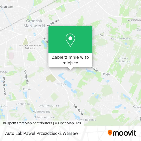 Mapa Auto Lak Paweł Przeździecki
