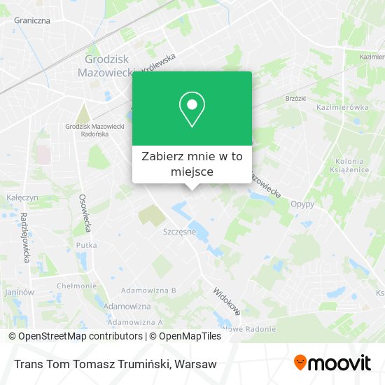 Mapa Trans Tom Tomasz Trumiński