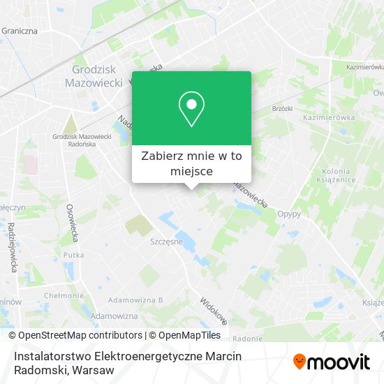 Mapa Instalatorstwo Elektroenergetyczne Marcin Radomski