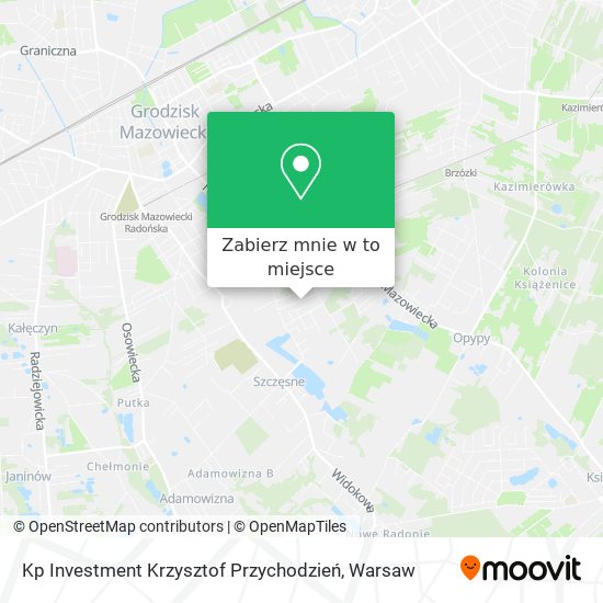 Mapa Kp Investment Krzysztof Przychodzień