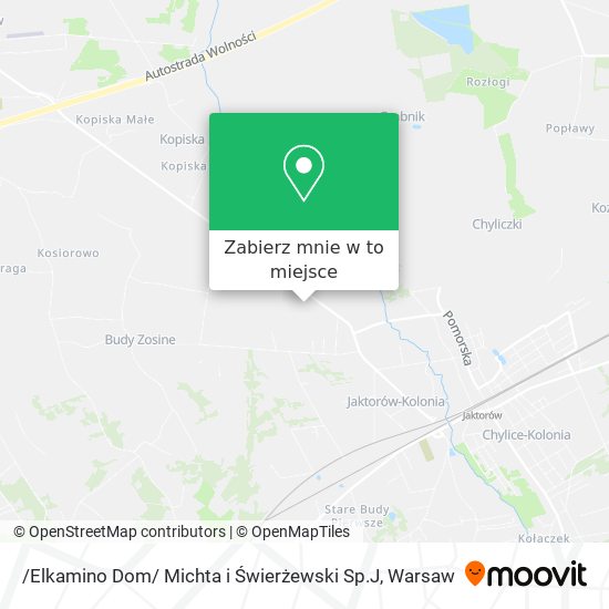 Mapa /Elkamino Dom/ Michta i Świerżewski Sp.J