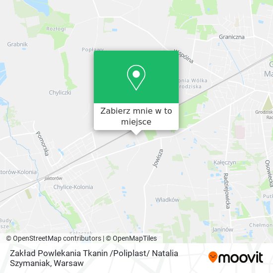 Mapa Zakład Powlekania Tkanin /Poliplast/ Natalia Szymaniak