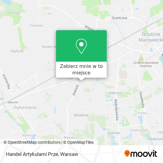 Mapa Handel Artykulami Prze