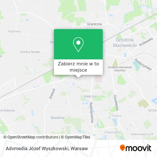 Mapa Advmedia Józef Wyszkowski