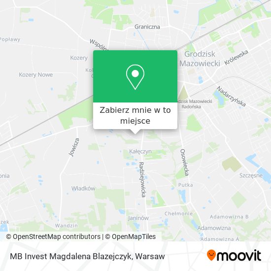 Mapa MB Invest Magdalena Blazejczyk